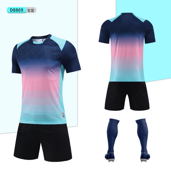 D8869 Football training suit for adults and children - Image 3