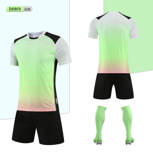 D8869 Football training suit for adults and children - Image 2
