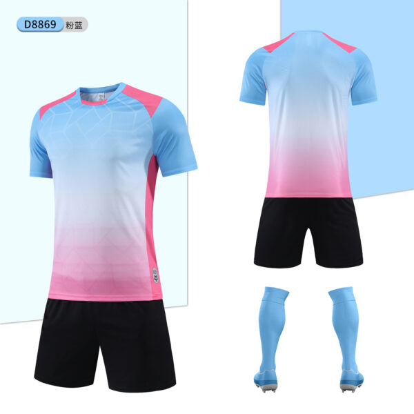 D8869 Football training suit for adults and children - Image 4